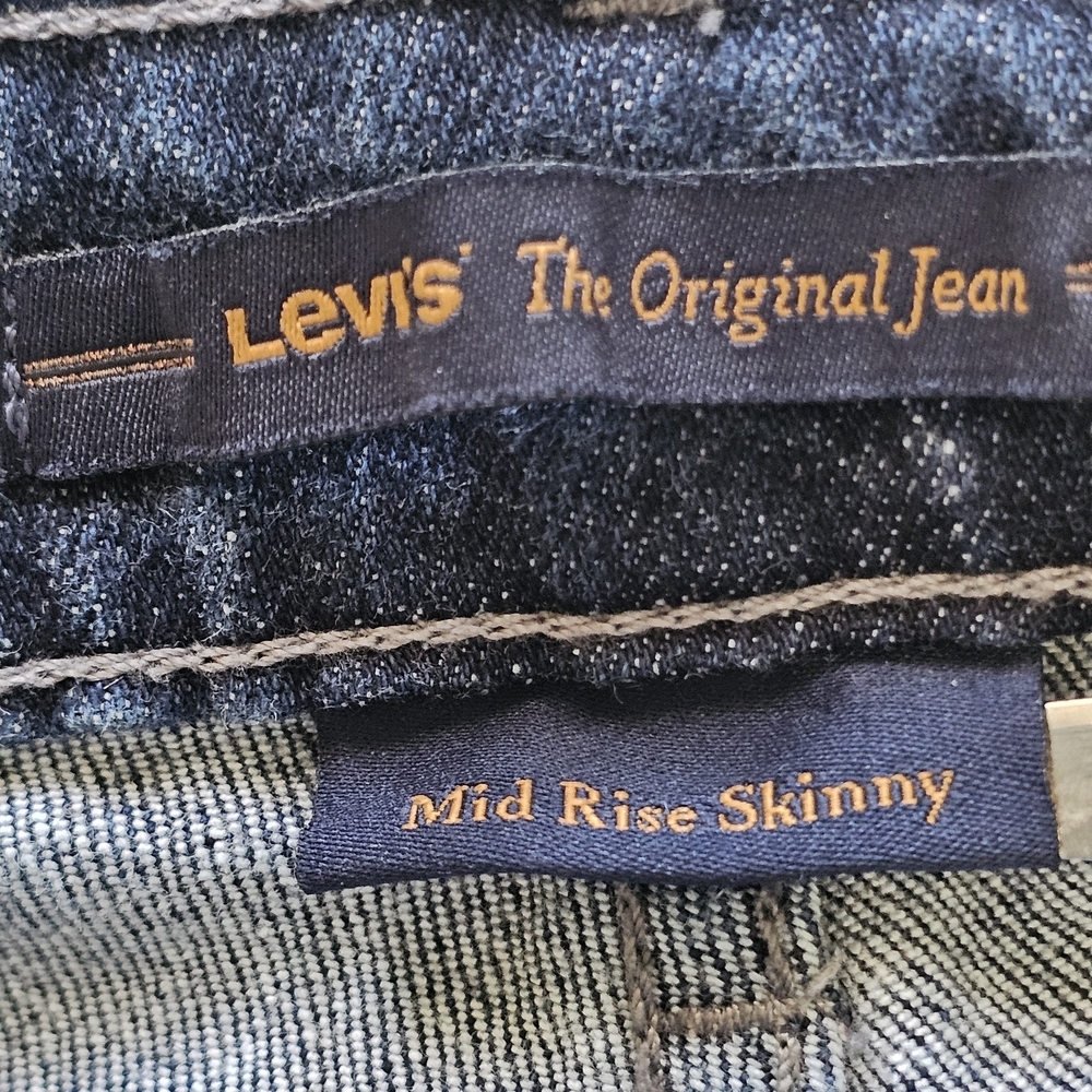 LEVI'S MID RISE SKINNY JEANS - Picture 8 of 10